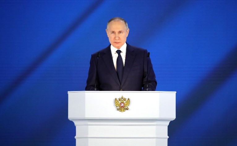 Президент России обратился с посланием к Федеральному Собранию 